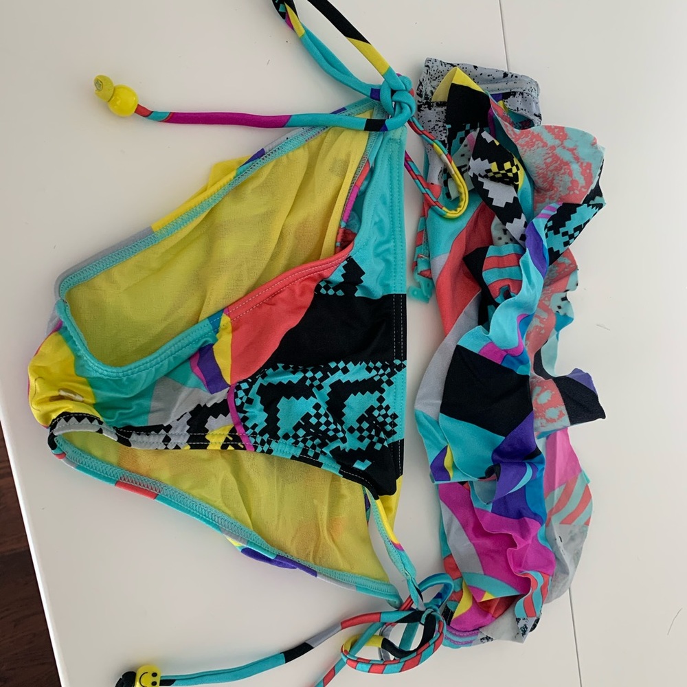 Frilly Bandeau Bikini